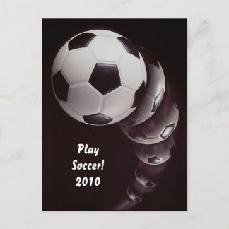 Fußball 2010 postkarte