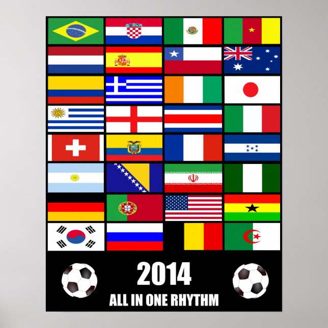 Fußball 2014 poster (Vorne)