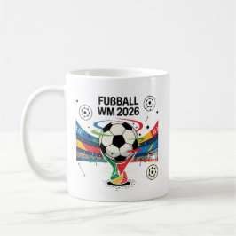 Fußball 2026 ⚽ – Globales Fußball-Fan-Design Kaffeetasse