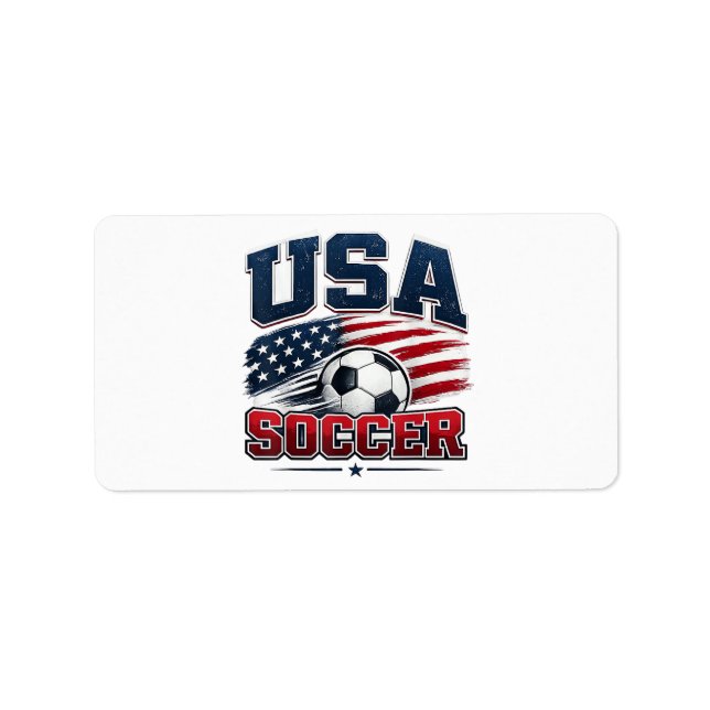 Fußball 2026 USA Adressaufkleber (Vorne)