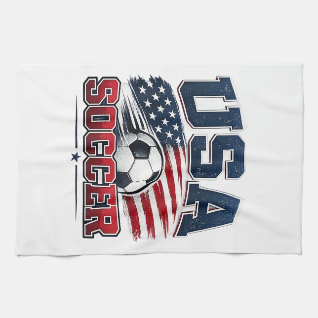 Fußball 2026 USA Geschirrtuch (Horizontal)