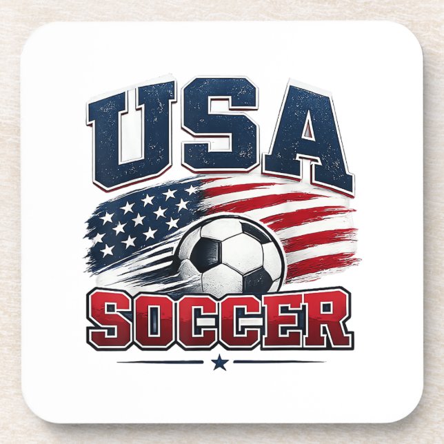 Fußball 2026 USA Getränkeuntersetzer (Vorderseite)