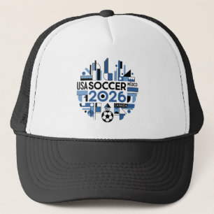 Fußball 2026 USA, Kanada, Mexiko Truckerkappe