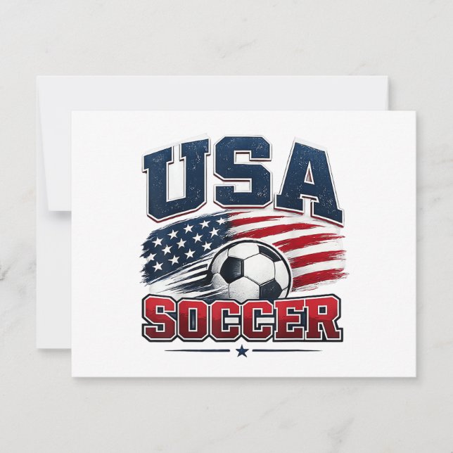 Fußball 2026 USA Save The Date (Vorderseite)