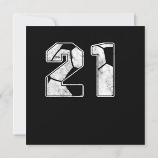 Fußball 21. Geburtstagsfeier Sportgeschenk Einladung