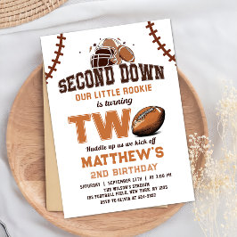 Fußball 2. Geburtstagsfeier Party Einladung