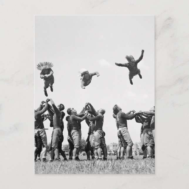 Fußball, 30er postkarte (Vorderseite)