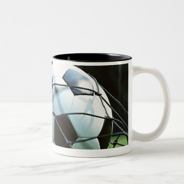 Fußball 3 zweifarbige tasse (Rechts)