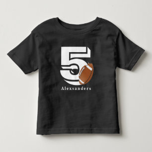 Fußball 5 Geburtstagsname und Alter Kinder Junge M Kleinkind T-shirt