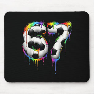 Fußball 67 Sechs Sieben Lustiges Gen-Alpha-Meme Re Mousepad