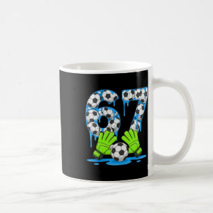 Fußball 67 Six Seven Gen Alpha Meme Drip 67 Eiscre Kaffeetasse
