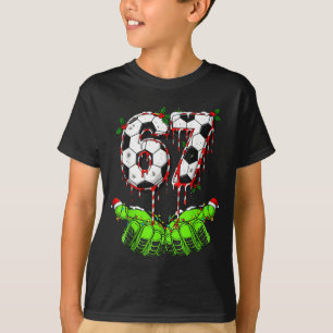 Fußball 67 Six Seven Lustiges Gen Alpha Meme Drip T-Shirt