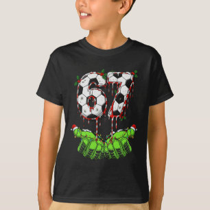 Fußball 67 Six Seven Lustiges Gen Alpha Meme Drip T-Shirt