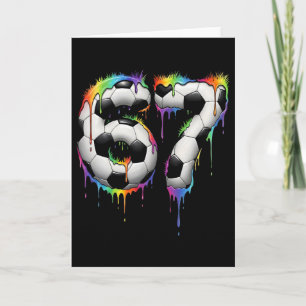 Fußball 67 Six Seven Lustiges Gen Alpha Meme Regen Karte