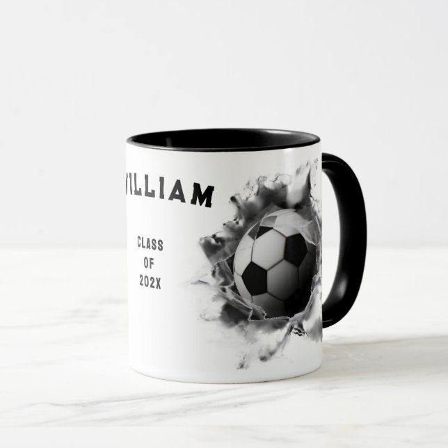 Fußball-Abschluss-Geschenk Tasse (VorderseiteRechts)