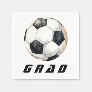 Fußball-Abschlussfeier Serviette