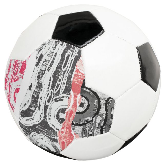 Fußball – Abstract Land (Dreiviertel)