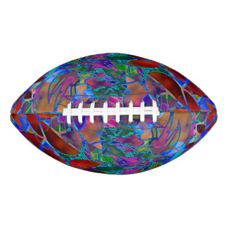 Fußball Abstraktes Hartglas Football