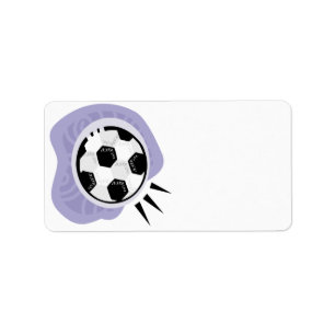 Fußball Adressaufkleber