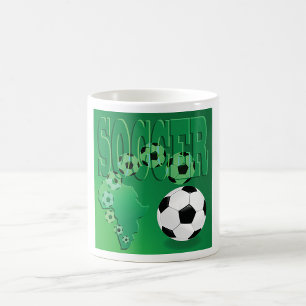 Fußball Afrika Bold Green Fußball Kaffeetasse