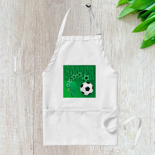Fußball Afrika Fette Grüne Fußball Schürze