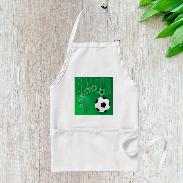 Fußball Afrika Fette Grüne Fußball Schürze (Von Creator hochgeladen)