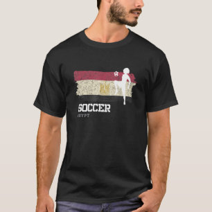 Fußball Ägypten Flaggenfußball Frauen Fußball-Mädc T-Shirt