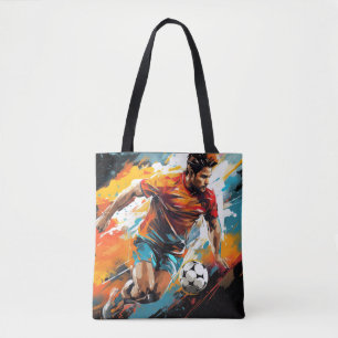 Fußball-Aktion Sportmalerei Abstrakte Kunst