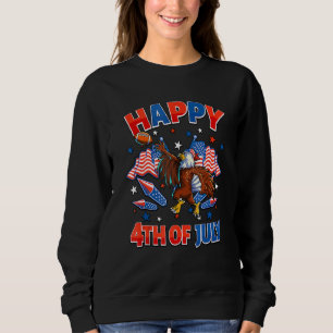 Fußball American Eagle 4. Juli Jungs Männer USA F Sweatshirt