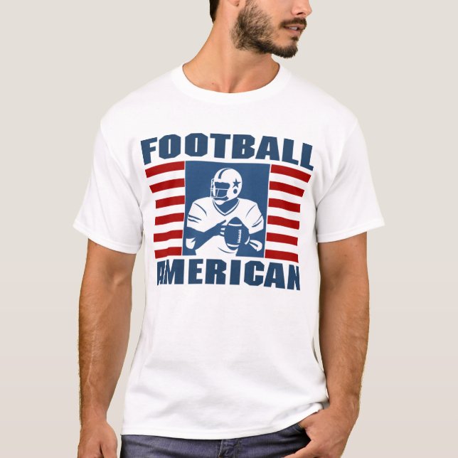 Fußball-Amerikaner-T - Shirt (Vorderseite)