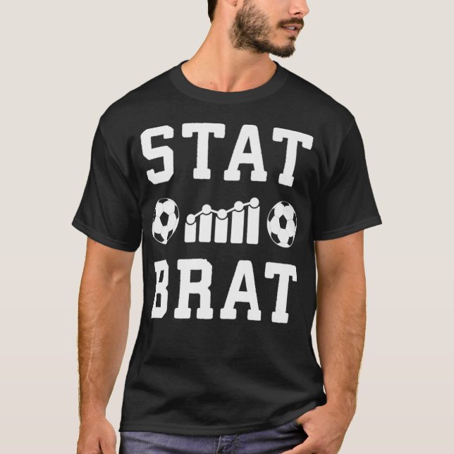 Fußball-Analytik und Statistik für Sportstatistik T-Shirt (Vorderseite)