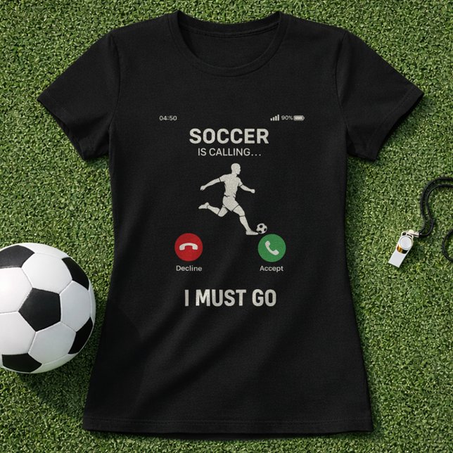 Fußball Anruf Spieltag T-Shirt (Von Creator hochgeladen)