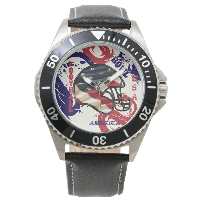 FUSSBALL ARMBANDUHR (Vorderseite)