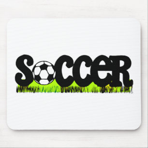 Fußball (auf Gras) Mousepad