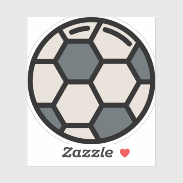 Fußball Aufkleber (Blatt)
