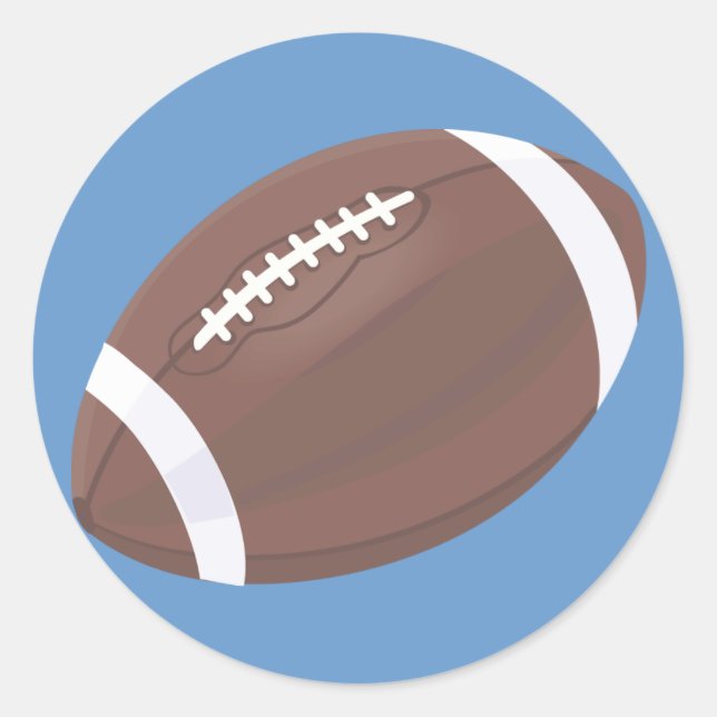 Fußball-Aufkleber Runder Aufkleber (Vorderseite)