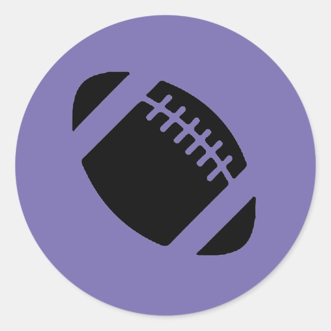 Fußball-Aufkleber. Runder Aufkleber (Vorderseite)