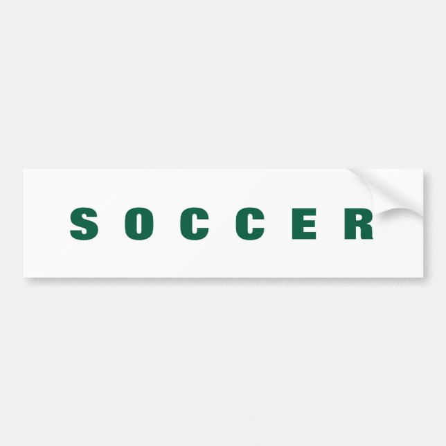 Fußball-Autoaufkleber Autoaufkleber (Vorne)