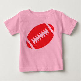 FUSSBALL BABY Pink Tutu | Front Red Football T-shirt