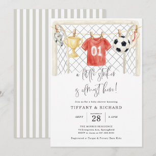 Fußball-Baby-Shower-Einladung Einladung