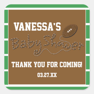 FUSSBALL BABY-SPRITZEN TYPOGRAPHIE Süßer Aufkleber