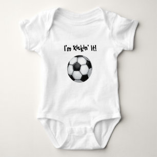 Fußball Baby Strampler