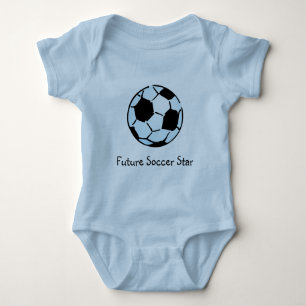 Fußball Baby Strampler