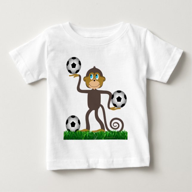 Fußball Baby T-shirt (Vorderseite)