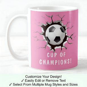 Fußball BaIl in einer Tasse! New Football Liebhabe Kaffeetasse