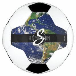Fußball Ball American Flag Earth Monogram HAMbyWG