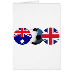 Fußball-Ball Australien & UK-Flagge The MUSEUM Zaz