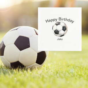 Fußball Ball Custom Geburtstagsparty Serviette