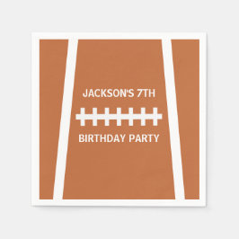 Fußball-Ball Custom Sports Geburtstagsparty Serviette