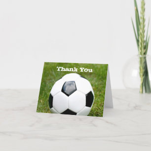 Fußball-Ball Danke